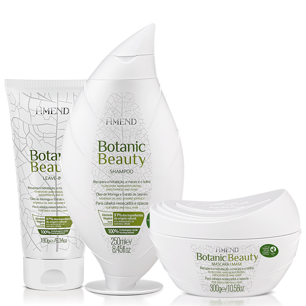 Kit Amend Botanic Beauty Óleo de Moringa | 3 produtos